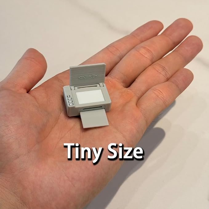 1:12 Mini Dollhouse Accessories Office Supplies Set, Including 2 Print Models