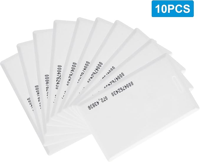 RFID Cards Compatible with Time Clock H1 H2 H3-125KHz RFID Proximity Employee
