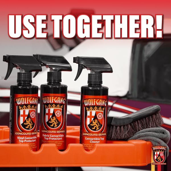 WOLFGANG CONCOURS SERIES Convertible Top Cleaner | Spray-On Cleaner for Fabric &amp; Vinyl Tops | Prepares Surfaces for Treatment | WG-2650 | 16 oz