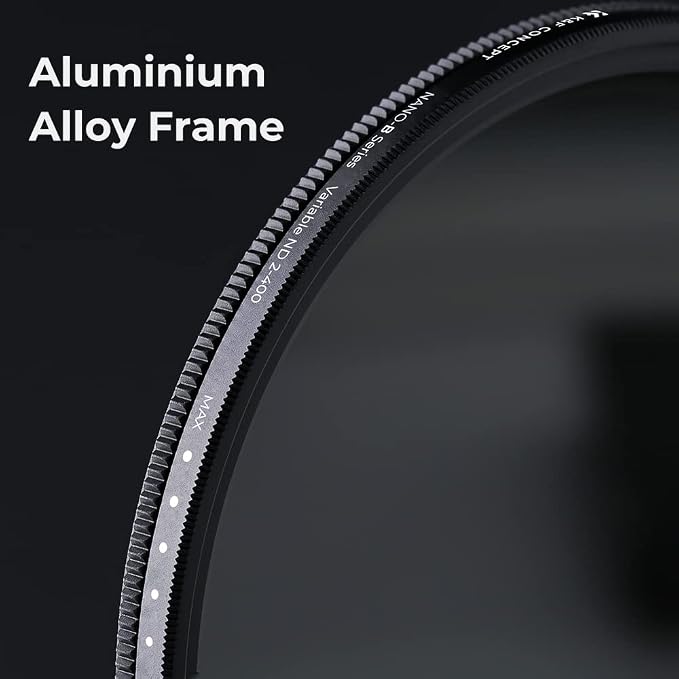 K&F CONCEPT 46mm Variable ND2-ND400 ND Lens Filter