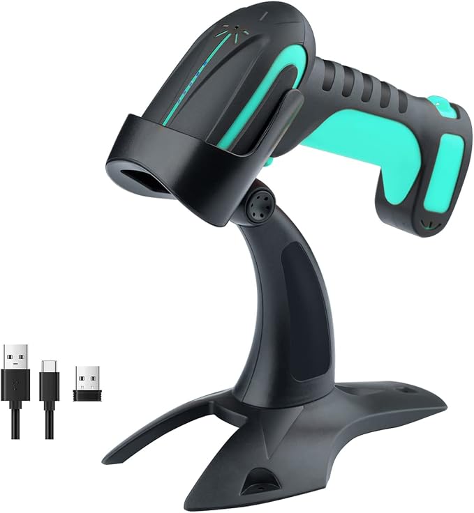 Tera 1D 2D QR Barcode Scanner Wireless