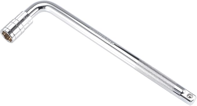 Breaker Bar - [1/2 Inch Drive] L Shape Socket Wrench Extension for Car Mechanical Equipment Repair Use, CR-V Steel