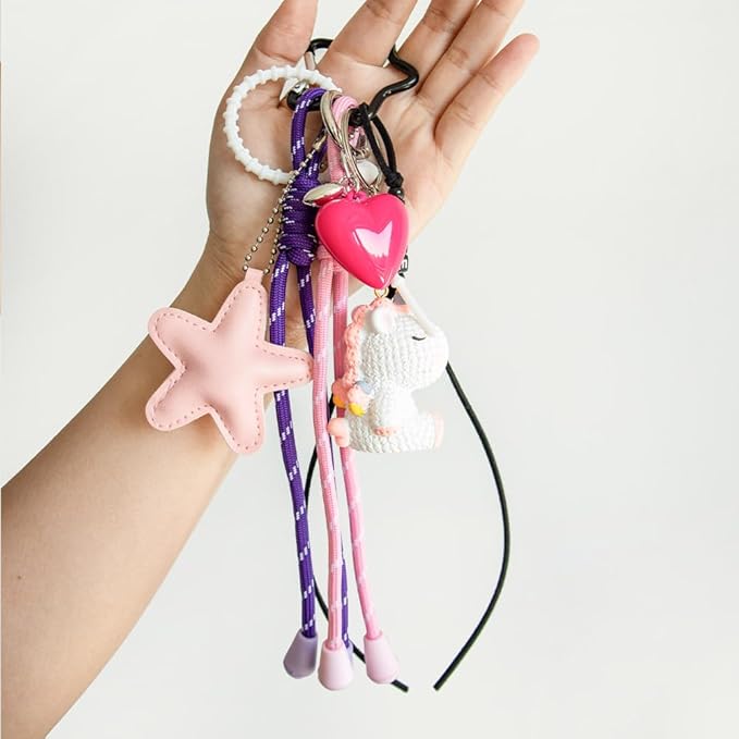 Georgie Porgy Bag Charms Keychains Handbag Accessories for Women Purse Backpack Sports Bag Pendant Cute Unique Gift for Girls