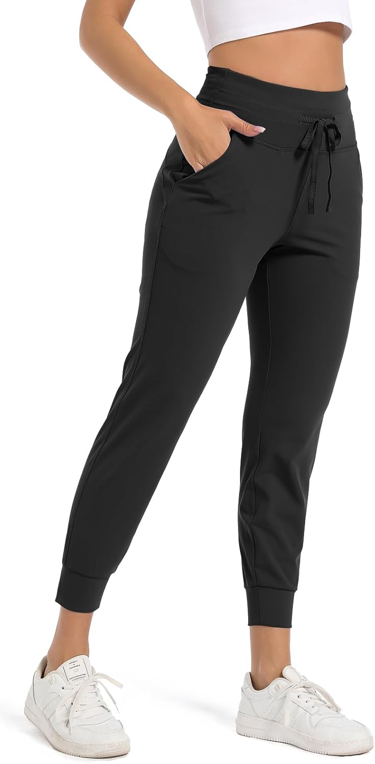 Skiennix Women's Joggers - Lightweight Athletic Sweatpants with Pockets | Tapered Casual Workout Pants