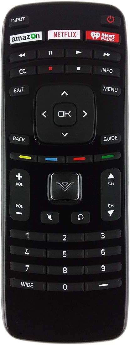 Vizio XRT112 Factory Original Replacement Smart TV Remote Control (Amazon/Netflix/iHeartRadio) - New 2018 Model