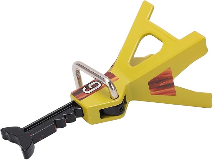 Simulation Jack Stand 75mm~102mm Adjustable Height RC Jack Stand Climbing Car Simulation Decorative Accessory Mini Lifting Jack for SCX10 D90 1/10 RC Car(Yellow)