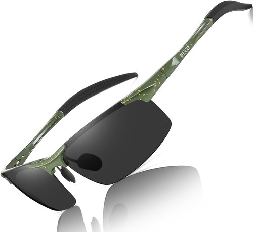 DUCO Men's Polarized Sports Sunglasses - UV Protection | Stylish & Durable 8177S Model