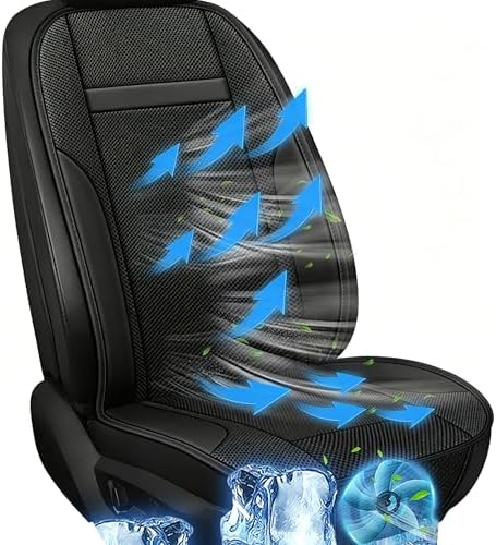 SriGM Cooling Car Seat Cushion 12V Summer Seat Rapid Cooling Seat Cover