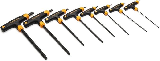 GEARWRENCH 8 Piece Metric Ball End T-Handle Hex Key Set - 83520