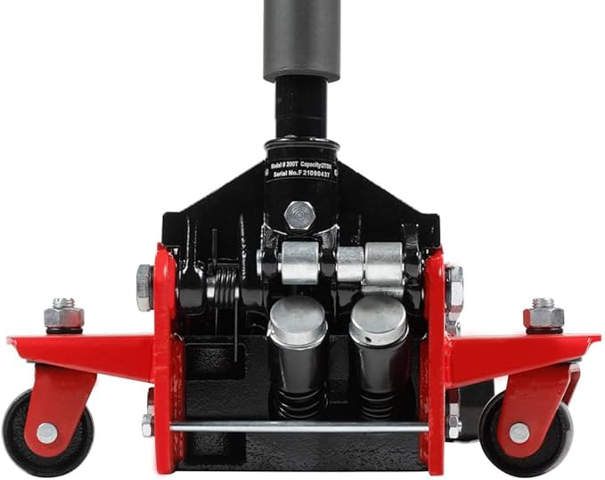 AFF 2 Ton Professional Heavy Duty Steel with 2 Piece Handle, Low Profile, Quick Lift Turner Service Floor Jack, 202T