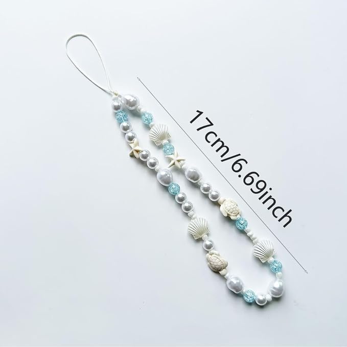 Cute Beaded Camera Wrist Strap for Phone, Digital Camera Charm Lanyard