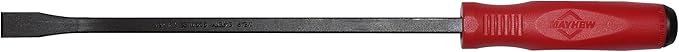 Mayhew Tools 31132HT Dominator Economy Curved Pry Bar, Red, 13"