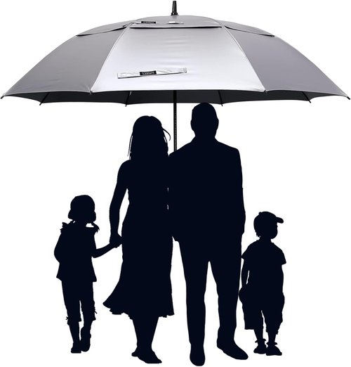 G4Free UV Protection Golf Umbrella - Auto Open, Vented, Extra Large, Windproof | 47/54/62/68 Inch