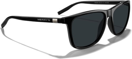 MERRY'S Polarized Aluminum Sunglasses - Vintage Style for Men & Women | Model S8286