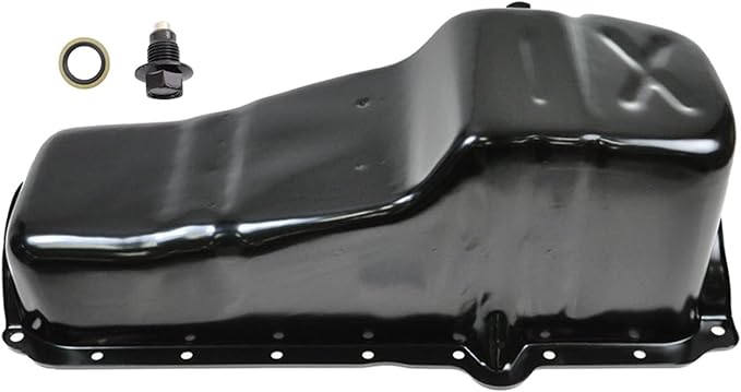 TRQ Engine Oil Pan Compatible with 86-87 Buick 90-00 Cadillac 86-02 Chevrolet GMC 86-91 Oldsmobile 86-92 Pontiac