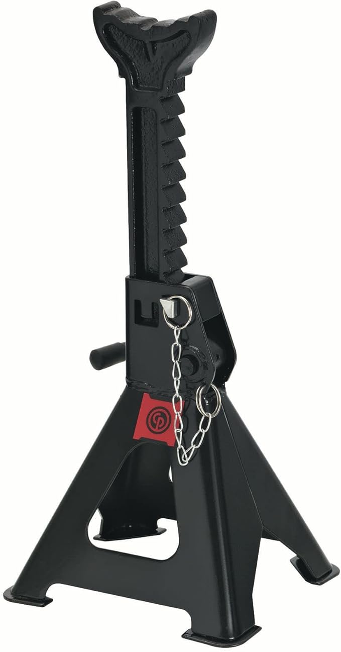 Chicago Pneumatic CP82030 - Jack Stands, 3 Ton (3T), Light Vehicle, Lifting Height 11.81-17.91 Inch (Pair)