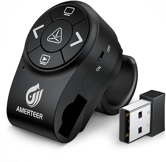 AMERTEER Wireless Presentation clicker