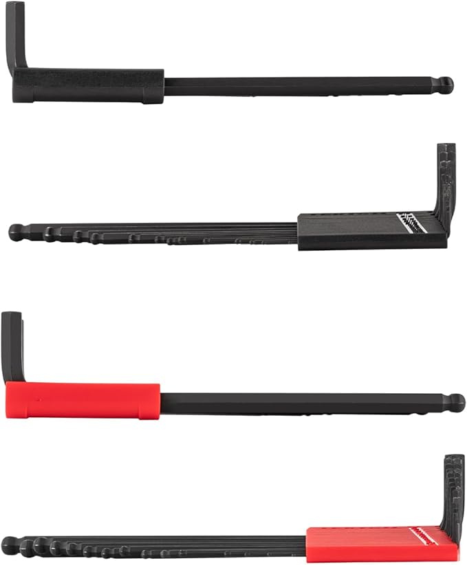 TEKTON Ball End Hex L-Key Set with Holders, 28-Piece (0.050-3/8 in., 1.3-10 mm) | KLX91302