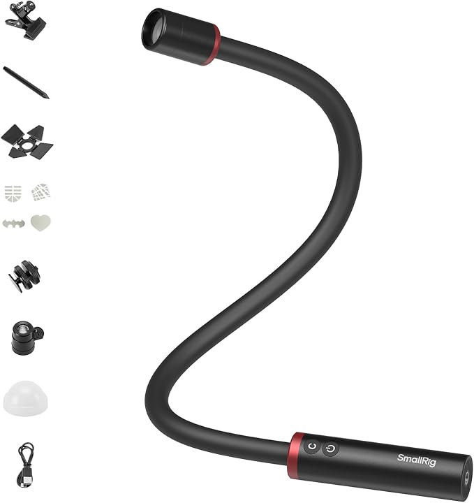 SmallRig RM 03 Macro Photography LED Light, Adjustable Beam Angle, 5 Colors