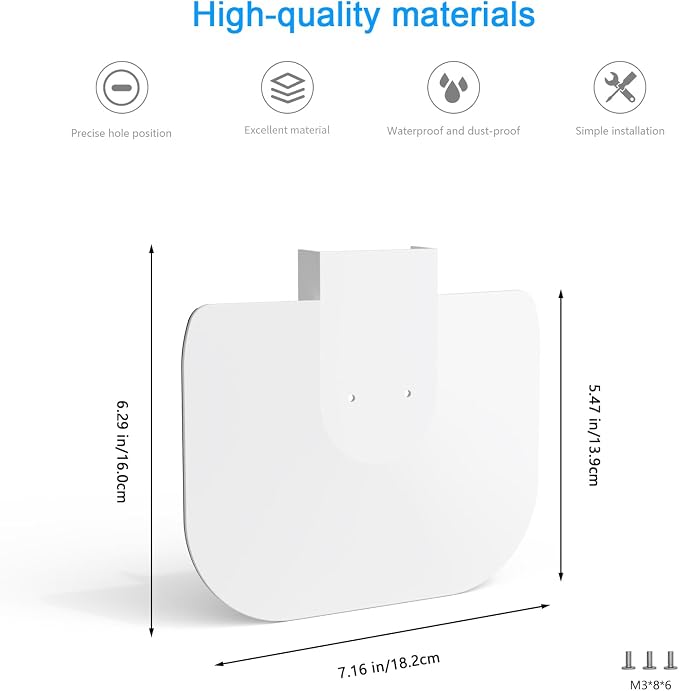 HOLACA Sun Rain Shade Cover for eufy Security eufyCam S4 Only
