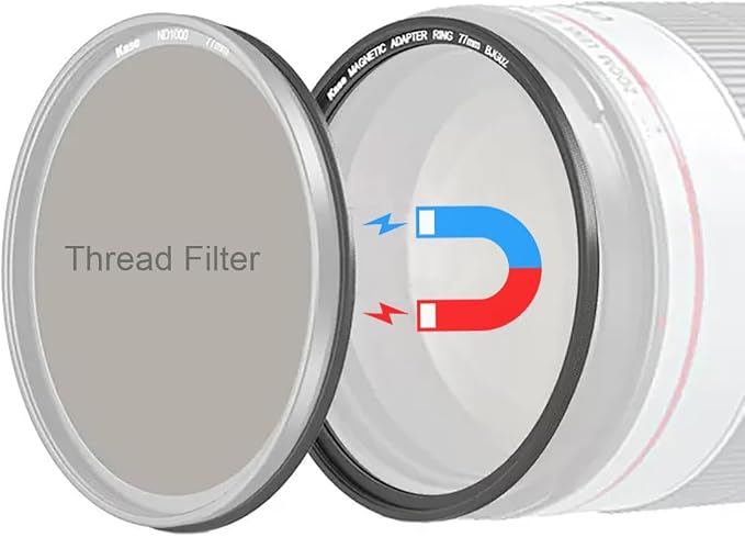 Kase 52mm Magnetic Lens and Filter Adapter Ring Kit