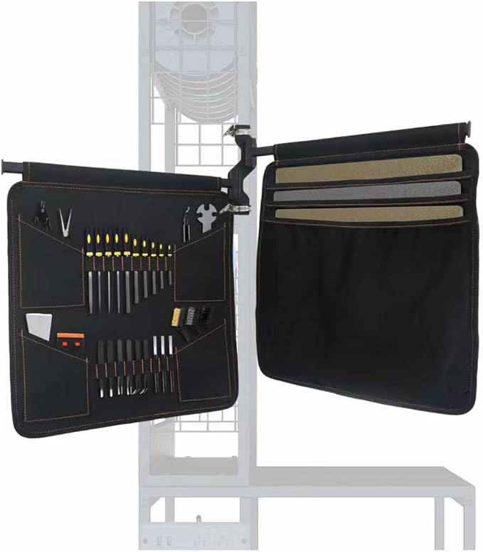 Canvas Pivot Panels 3D Printing Accessories Tools Storage, Double-Sided Swivel