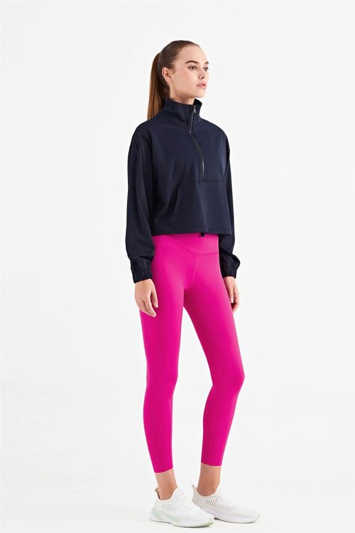 Altiland Half Zip Pullover | Cropped Long Sleeve Jacket for Women - Perfect for Workout & Yoga