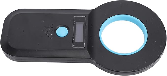 Zunate Pet Microchip Scanner, Portable Handheld Animal Chip Reader with Bluetooth and USB C for 134.2KHz 125KHz EMID FDXB, 128 Data Storage Capacity