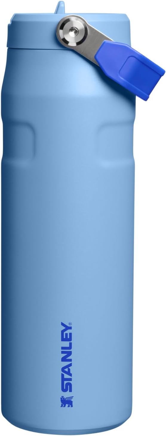 Stanley IceFlow 2.0 Water Bottle - 24 OZ Insulated Stainless Steel | Lightweight, Leak-Resistant & BPA-Free | Blue Sky