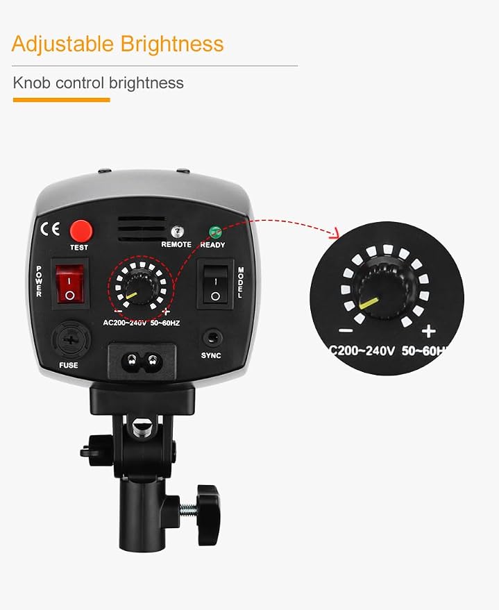 Godox 2X K-180A Strobe Light Kit, 180Ws Studio Strobe Light Kit