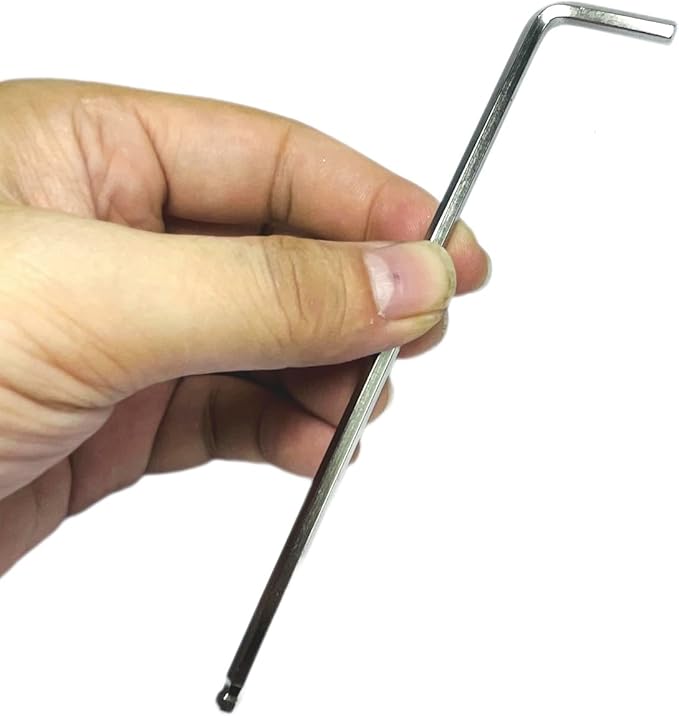 10pcs 4mm Ball End Allen Wrench sets,4mm Hex Key Wrench set,4mm ball end Hex Driver allen key Door Key L Shaped hex wrench set with Long Arm 139mm lengh.4mm ball end hex wrench
