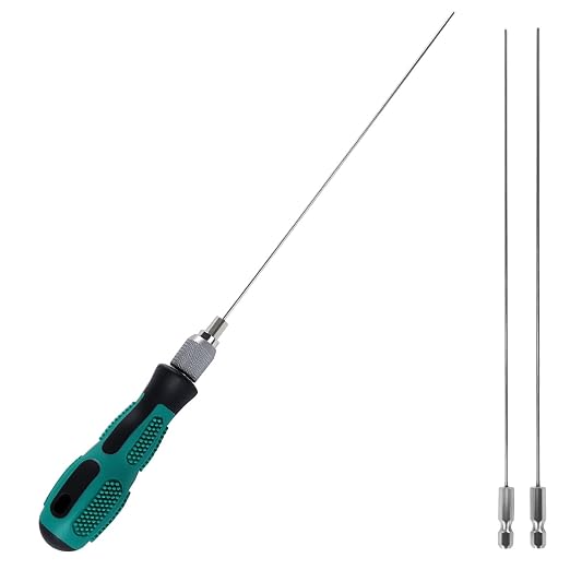 3D Printer Nozzle Cleaning Kit, 1.5mm & 1.7mm Extra-Long Stainless Steel Throat