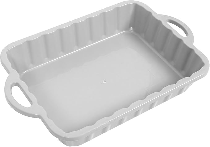 CALLARON 23.5" Car Oil Drain Pan - Heavy Leakproof Oil Collector Pan, Plastic Large Transmission Drain Pan, White Changing Oil Pans for Car Truck Engine, Transmission, Automotive Accessories