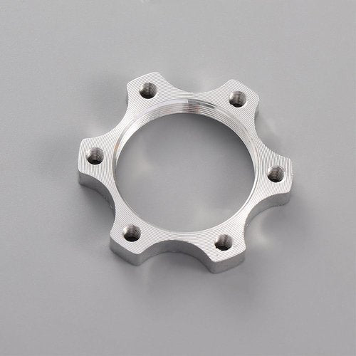Leadigol 10PCS 6 Bolt Flange Adapter,44mm/48mm Bike Bicycle Freewheel Threaded Hubs Disk Disc Brake Rotor for Bicycle Accessories(44)