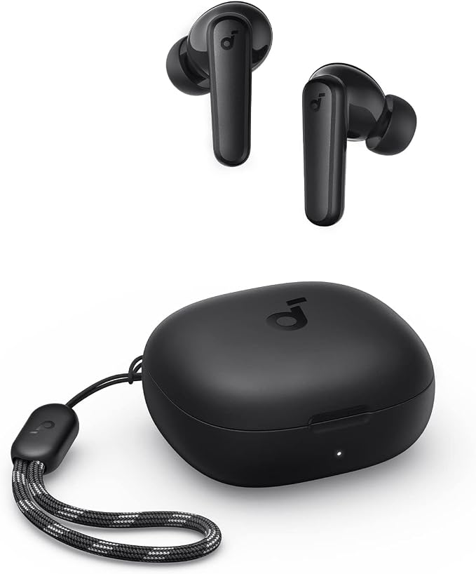 Soundcore by Anker P20i True Wireless Earbuds, with Big Bass, 30H Playtime | Bluetooth 5.3, Water-Resistant, 2 Mics for AI Clear Calls, 22 Preset EQs, Customization via App