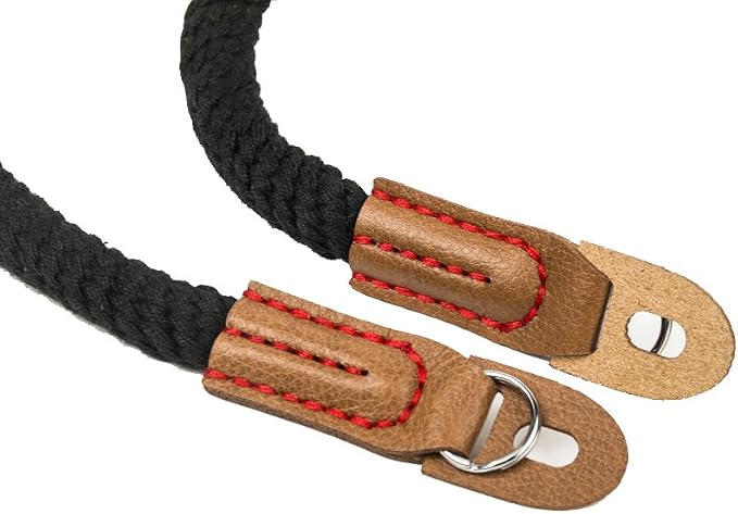 Vintage Handmade Leather Rope Camera Neck Strap