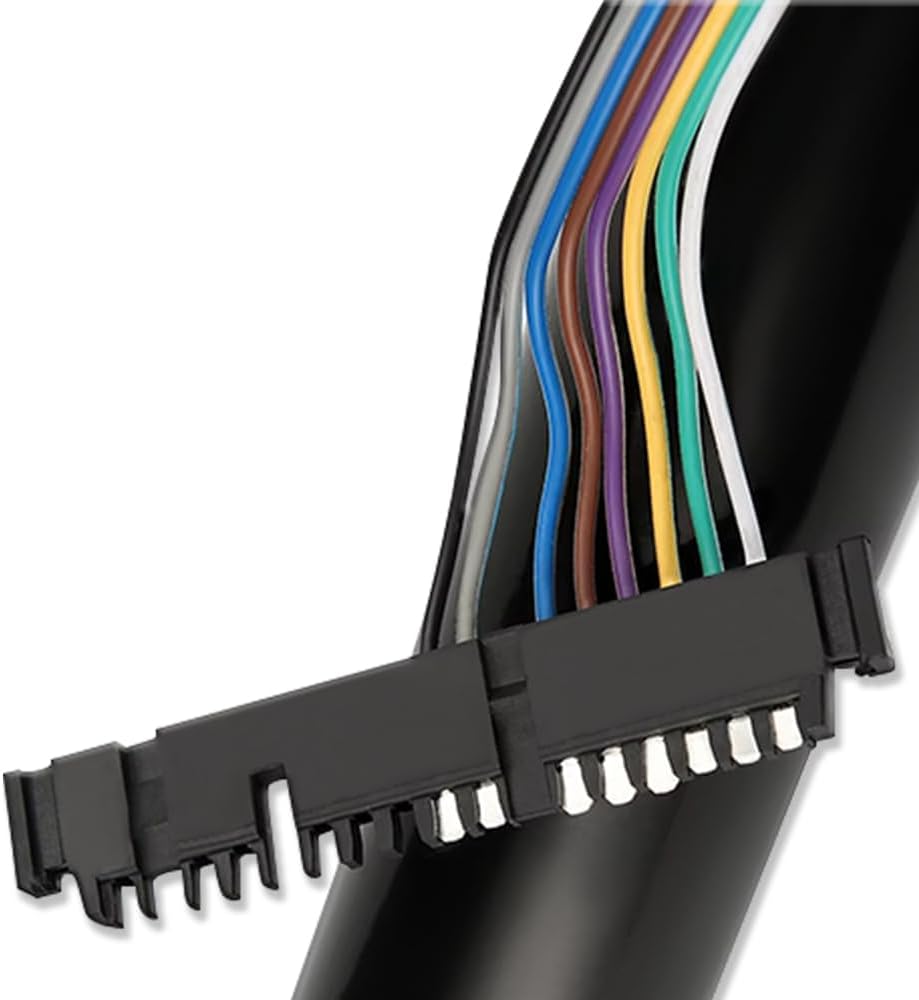 GM 32" Floor Shift Tilt Manual Steering Column Black with Adapter