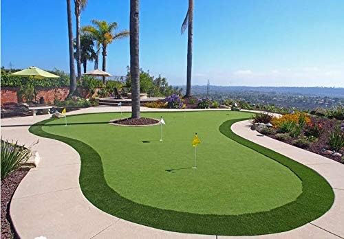 Petgrow Pro Putting Green Golf Artificial Grass Turf 5FTX6FT， Indoor Outdoor Golf Training Mat, Synthetic Fake Grass for Baseball Football Gym Sports