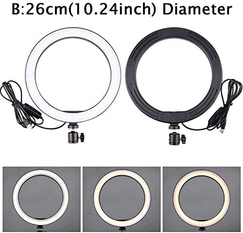 Ring Light OEBLD Dimmable with 3 Light Modes & 10 Brightness Level LED Ring