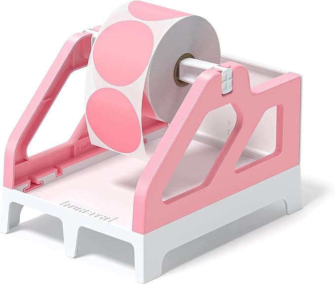MUNBYN Label Holder for Rolls and Fan-Fold Labels, Thermal Sticker Roll Holder