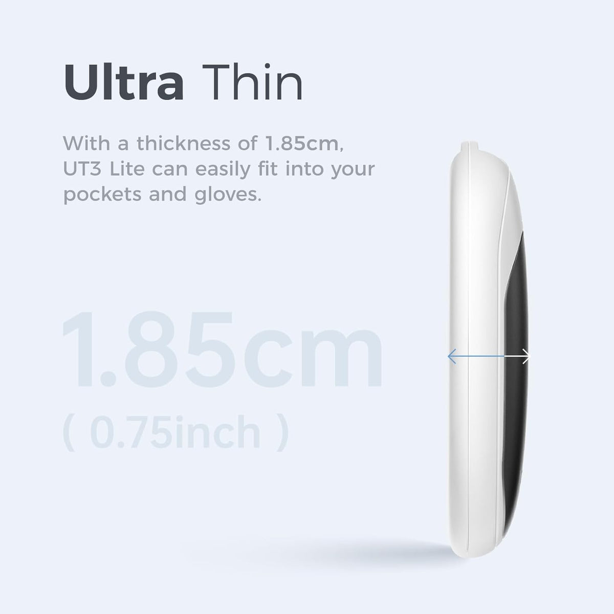 OCOOPA Magnetic Rechargeable Hand Warmers - Ultrathin Portable Electric Heater | 2 Pack for Men & Women