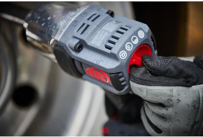 Ingersoll Rand W8571-K2 3/4" 20V Cordless Impact Wrench 2 Battery Kit, 2000 ft-lb Torque, 6" Extended Anvil, Friction Ring Thru-hole, Pistol