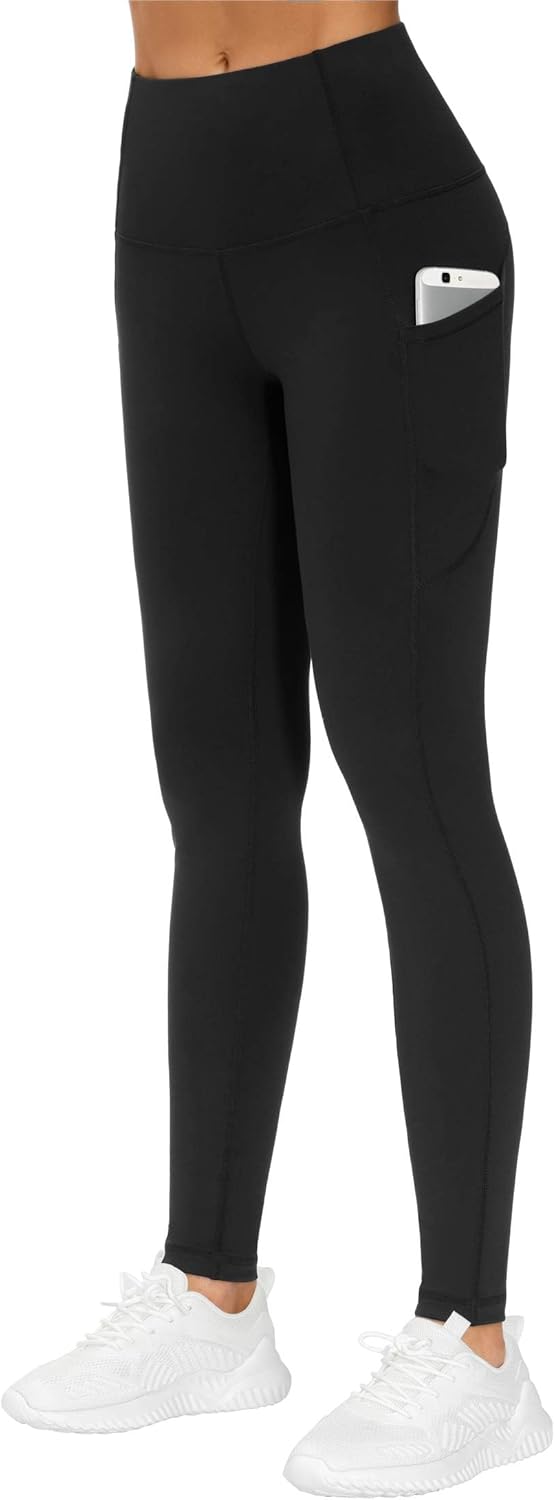 The Gym People High Waist Yoga Pants - Tummy Control Leggings with Pockets for Women | Comfortable Fit