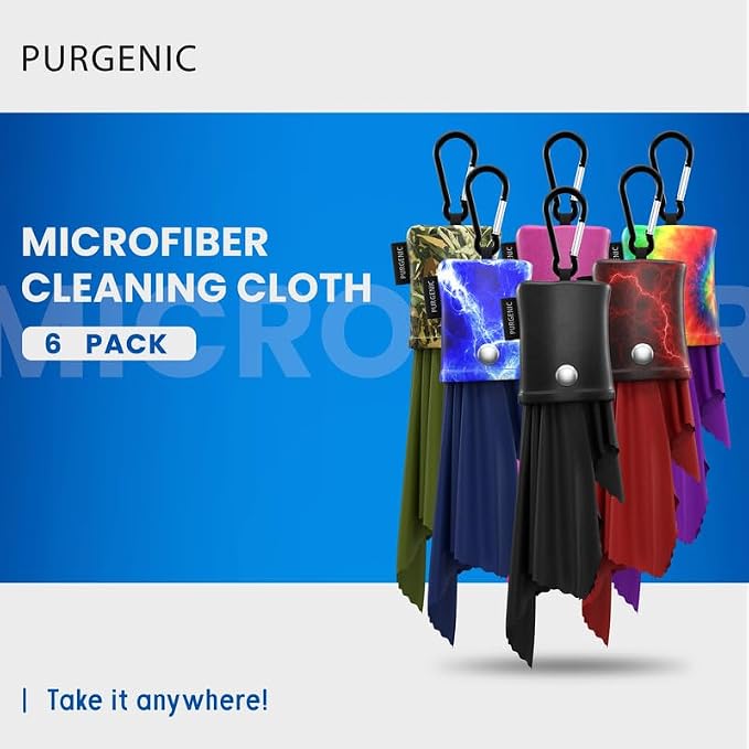 Microfiber Cloth & Glasses Wipes Lens & Glasses Cleaning Cloth