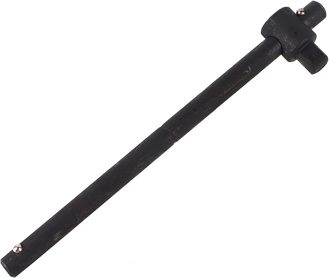 1/2" T-Handle Sliding Wrench Breaker Bar, 9.84 Inch Heavy Duty Steel Drive Socket Hand Tool, Gifts for Men & Dad