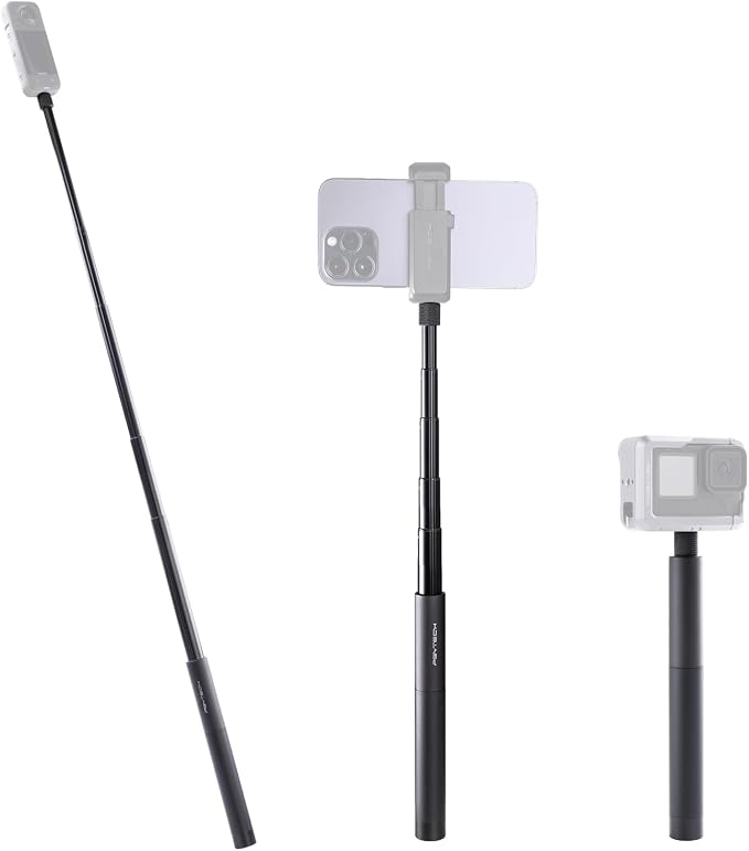 PGYTECH Extendable Selfie Stick Aluminum Long Pole Invisible