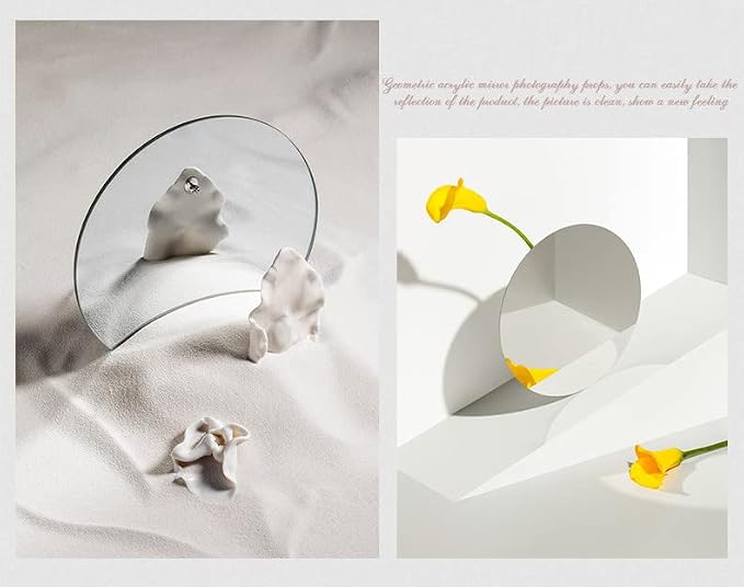 Acrylic Mirror Product Photography Props Mirror Set Photo Background Photoshoot