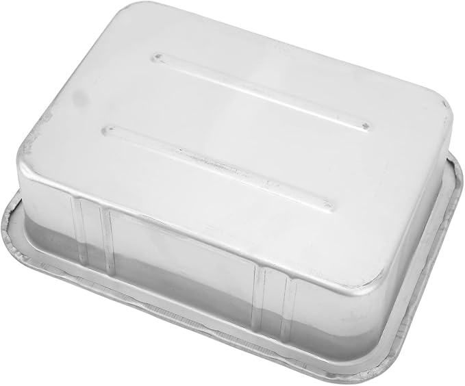 Hapivida Oil Drain Pan, Heavy-Duty Leakproof Metal Oil Change Container with Wide Opening 3-4L Capacity Universal Fit for Cars Motorcycles Boats Garage Maintenance