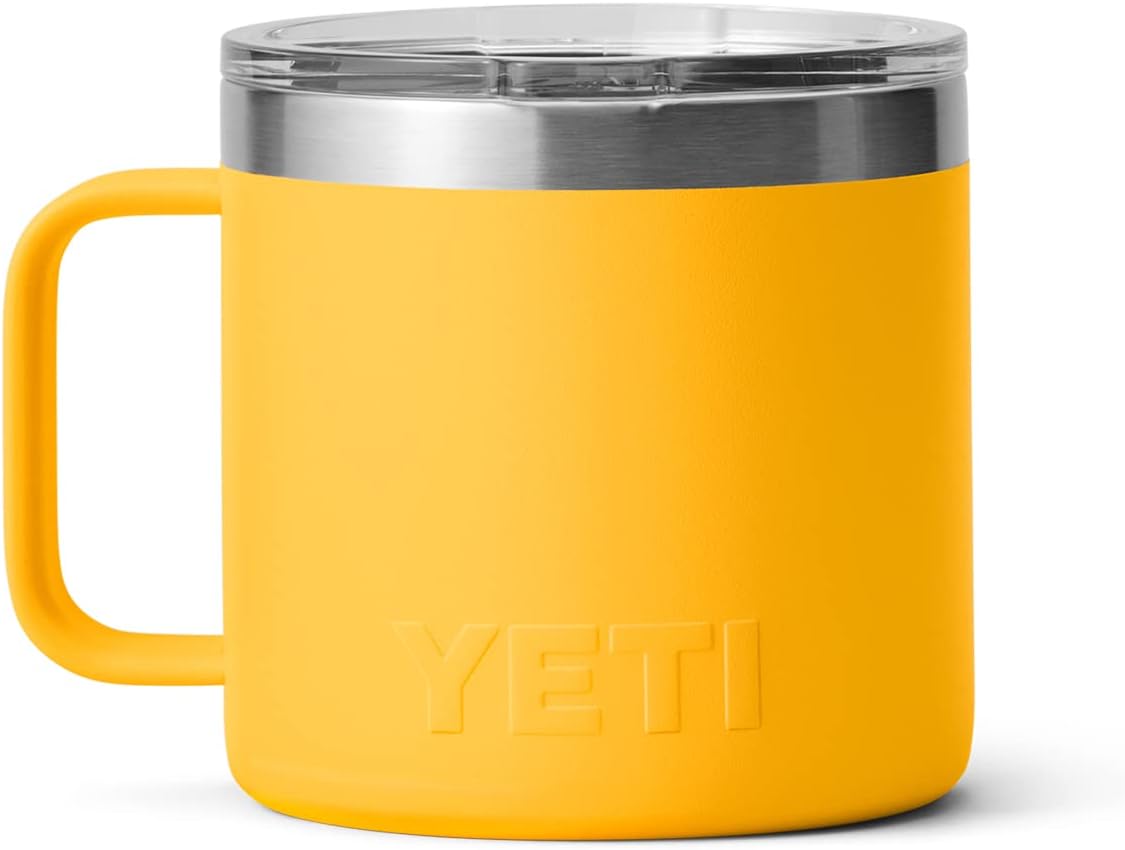 YETI Rambler 14 oz Mug - Vacuum Insulated Stainless Steel with MagSlider Lid | Durable & Stylish