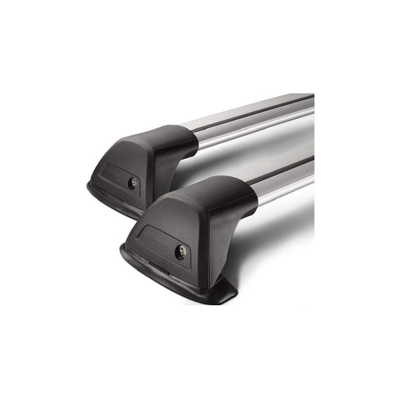 YAKIMA, FlushBar Crossbar with Integrated Towers for Roof Rack Systems (1 Bar), Silver, X-Small